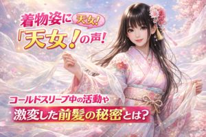 【可愛すぎる！】Perfumeかしゆかの着物姿に「天女！」の声！コールドスリープ中の活動や激変した前髪の秘密とは？