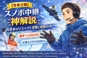 【冬季五輪】スノボ中継の“神解説”が話題　青野令のリスペクト姿勢に感動の声