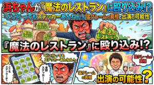 【爆笑】浜ちゃんが殴り込み!?「どこ行ってもステッカーあんねん!」猛クレームの真相