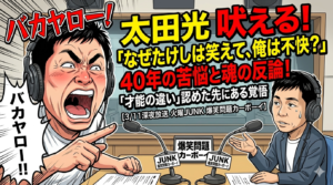 【爆笑問題】太田光が吠えた！「なぜたけしは笑えて、俺は不快なのか」悪評への“魂の反論”と苦悩の40年