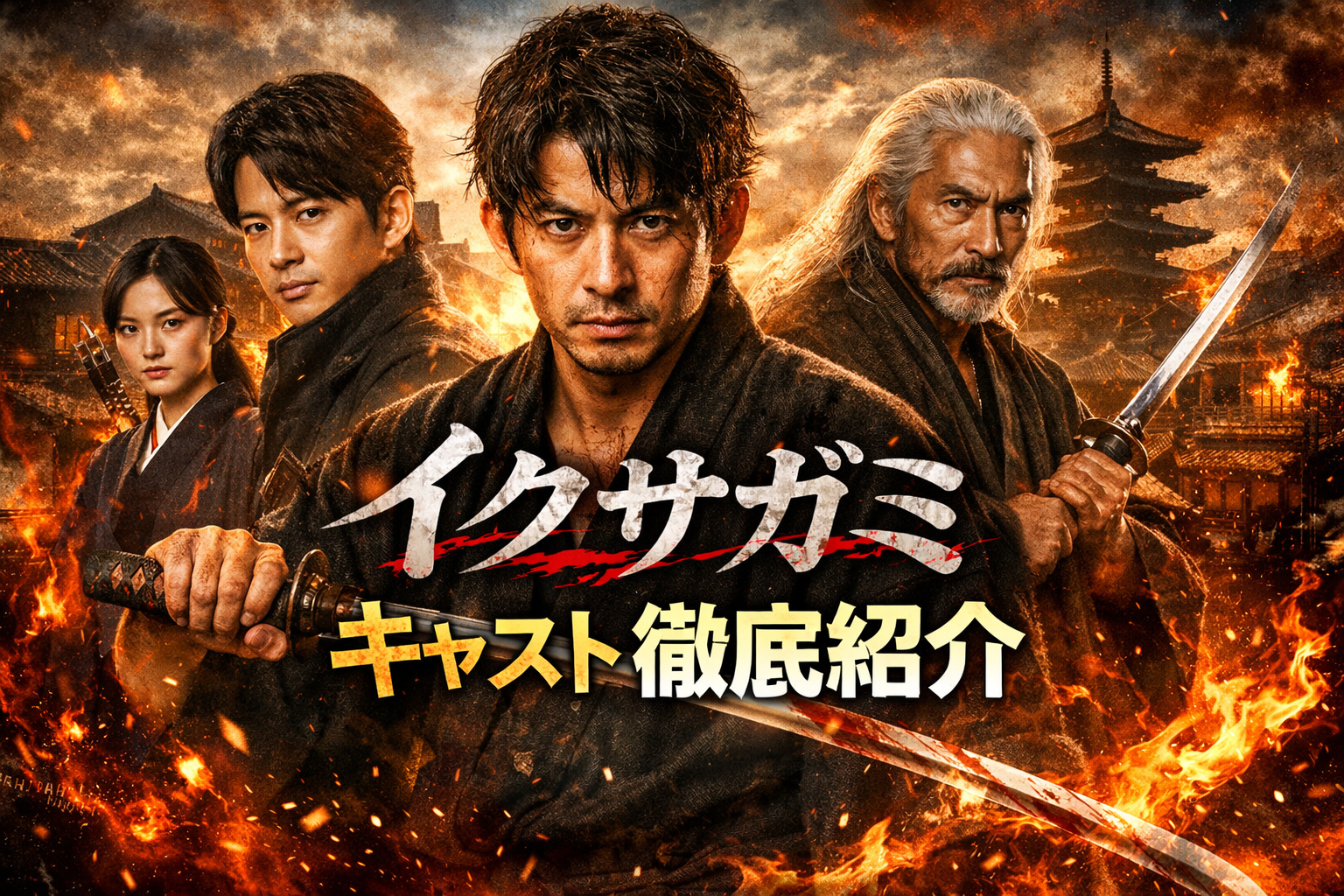 『イクサガミ』キャスト解説｜292人の中で光る主要キャラ＆演じた俳優たちの魅力とは？