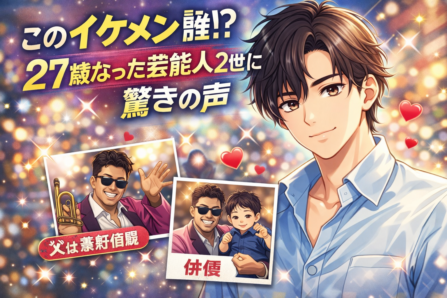 【すごい】桑野将春は誰？27歳になった芸能人2世のイケメンぶりに驚きの声