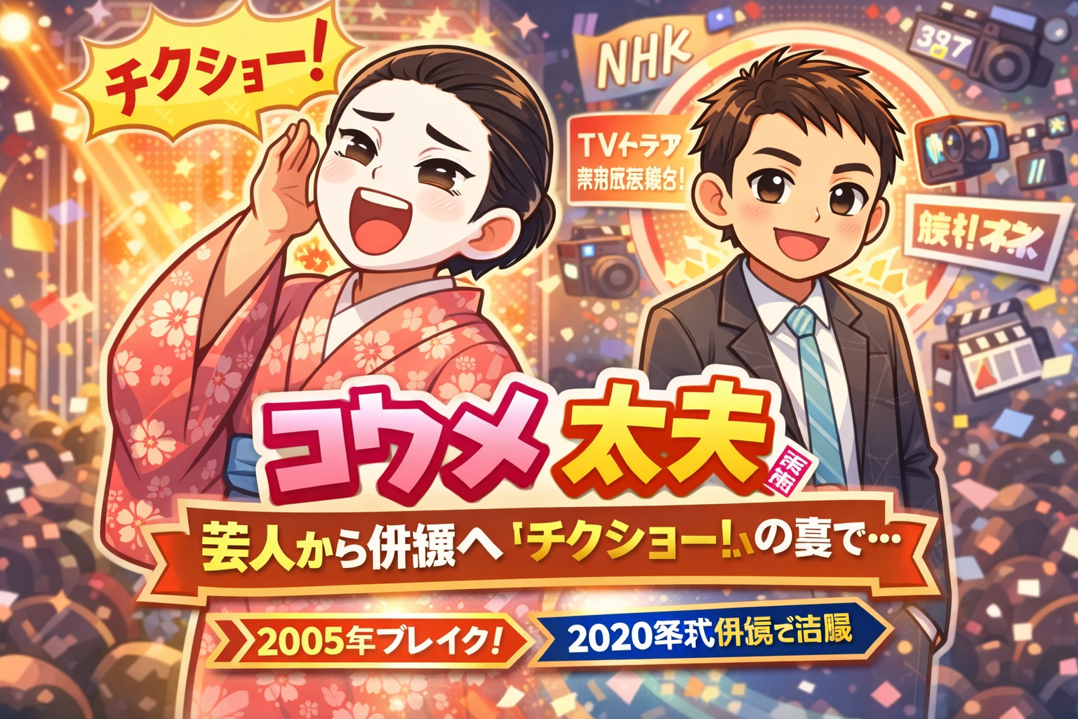 コウメ太夫は現在どうしてる？芸人から俳優へ、白塗りの裏にあった覚悟とは