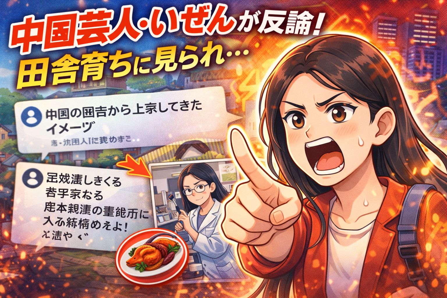 東大院生芸人いぜんが反論「北京出身だし田舎じゃない！」SNSコメントに痛快ツッコミ