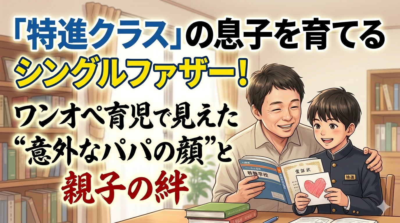 コウメ太夫は「特進クラス」の息子を育てるシングルファザー！ワンオペ育児で見えた“意外なパパの顔”と親子の絆