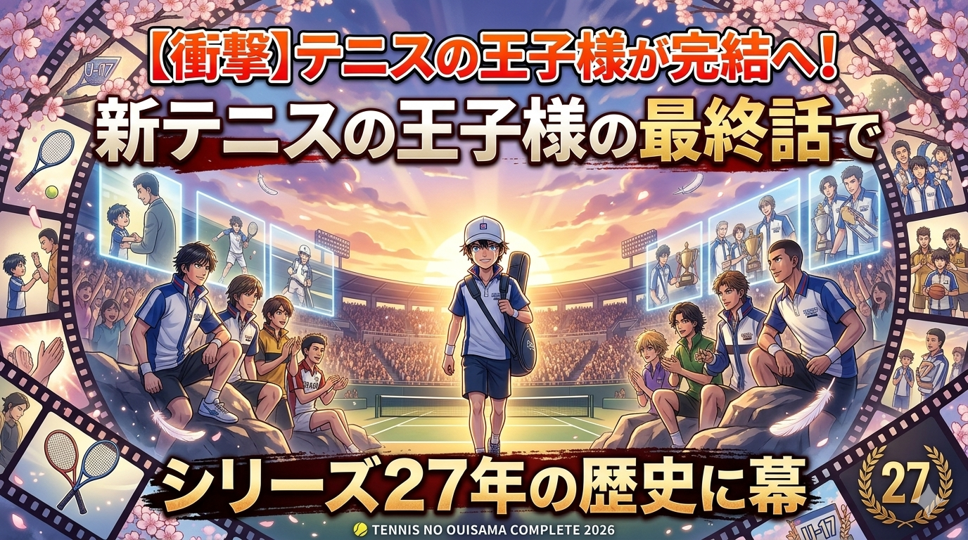 【衝撃】テニスの王子様が完結へ！新テニスの王子様の最終話でシリーズ27年の歴史に幕